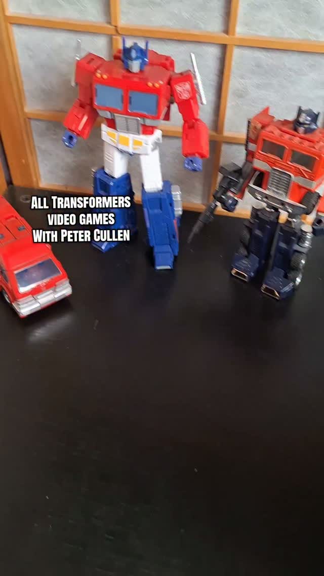 Till All Are One. Rest in Peace, leader of the Autobots. This is all the Transformers video games in which he voiced Optimus Prime. 

Peter Cullen was a hero to me, because he voiced my favourite cartoon/fictional character, Optimus Prime. Ever since I was 4 years old, I have been a huge fan of Transformers and Optimus was my hero.

#transformers #videogames #retrogaming #petercullen #inmemoriam