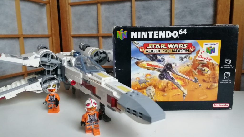 star wars rogue squadron n64 met lego x wing