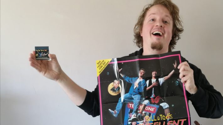 retrogamepapa met bill & ted's excellent adventure lynx game