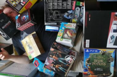 dodelijke gamecollectie Retrogamepapa bedolven