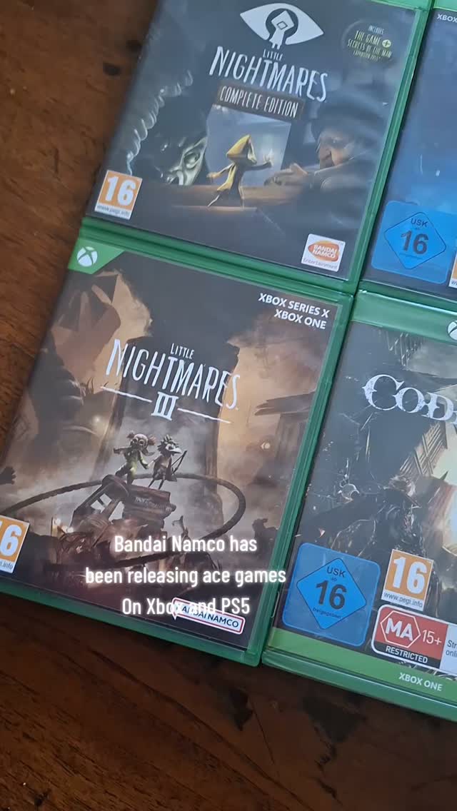 Bandai Namco had been consistently releasing some good games on all systems. I grabbed some Xbox and PlayStation games here.

#bandainamco #videogames #xbox #playstation