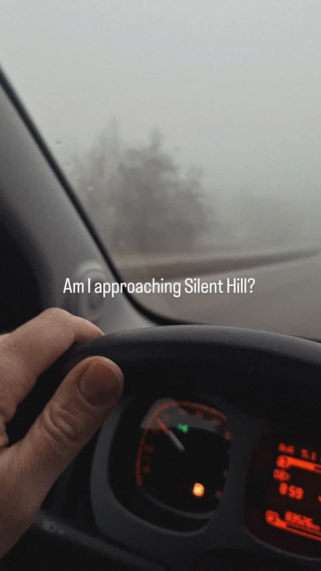 Misty day, for sure.

#misty #silenthill #inmyrestlessdreams #driving #earlymorning