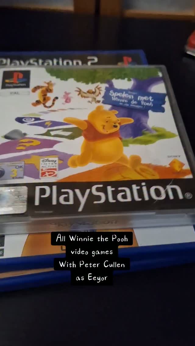 Not Transformers, but still with Peter Cullen.

I've always liked Winnie the Pooh and also have never felt ashamed to admit that haha.

Peter Cullen did the voice of Eeyore, which I found out only a couple years ago. The cartoon over here was one of the few ones dubbed in Dutch, and it was also well done (which was rare back then). 

#winniethepooh #petercullen #retrogaming #playstation
