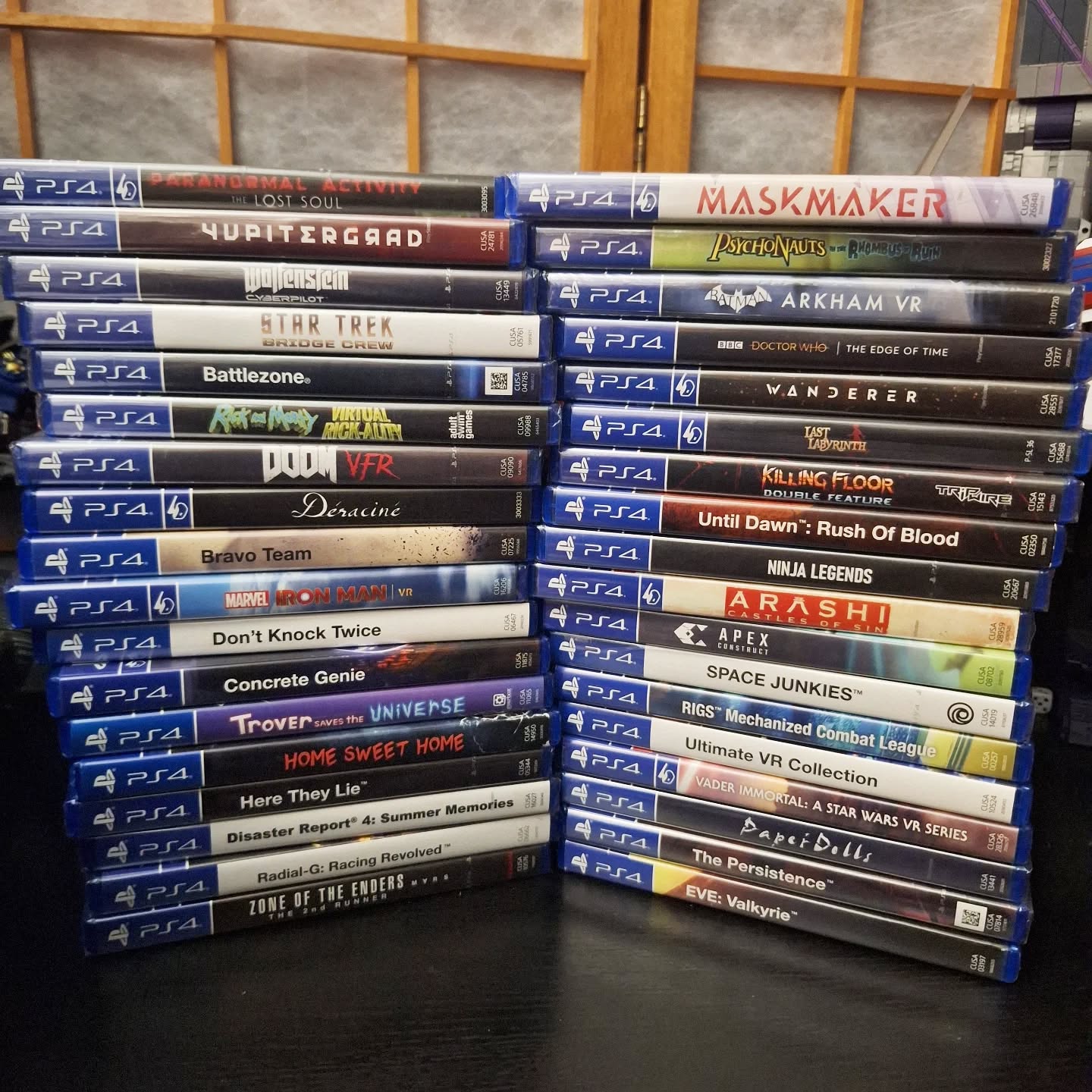That's a lot of PSVR games! Eyestrain, here we come.

It's not something I do a lot, but on occasion it's a lot of fun to play a VR game. They're also on the shorter side, which I like.

#games #videogames #retrogamepapa #gamecollection #gamecollector #psvr #vrgames #vrgame #playstation #ps4