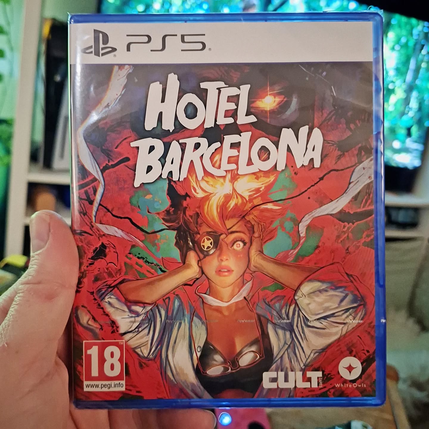 A game made by @swery65 and @goichisuda is a must have, must play for me.

I've checked into Hotel Barcelona yesterday for about 2-3 hours and it's thus far as crazy and weird as I hoped it would be. It's a roguelite, which in my experience have a slow burn, so I'm curious where it will all go story wise and everything.

#games #videogames #retrogamepapa #gamecollection #gamecollector #ps5 #swery #suda51 #hotelbarcelona #roguelite #roguelike #japanesegames #whiteowls #cultgames