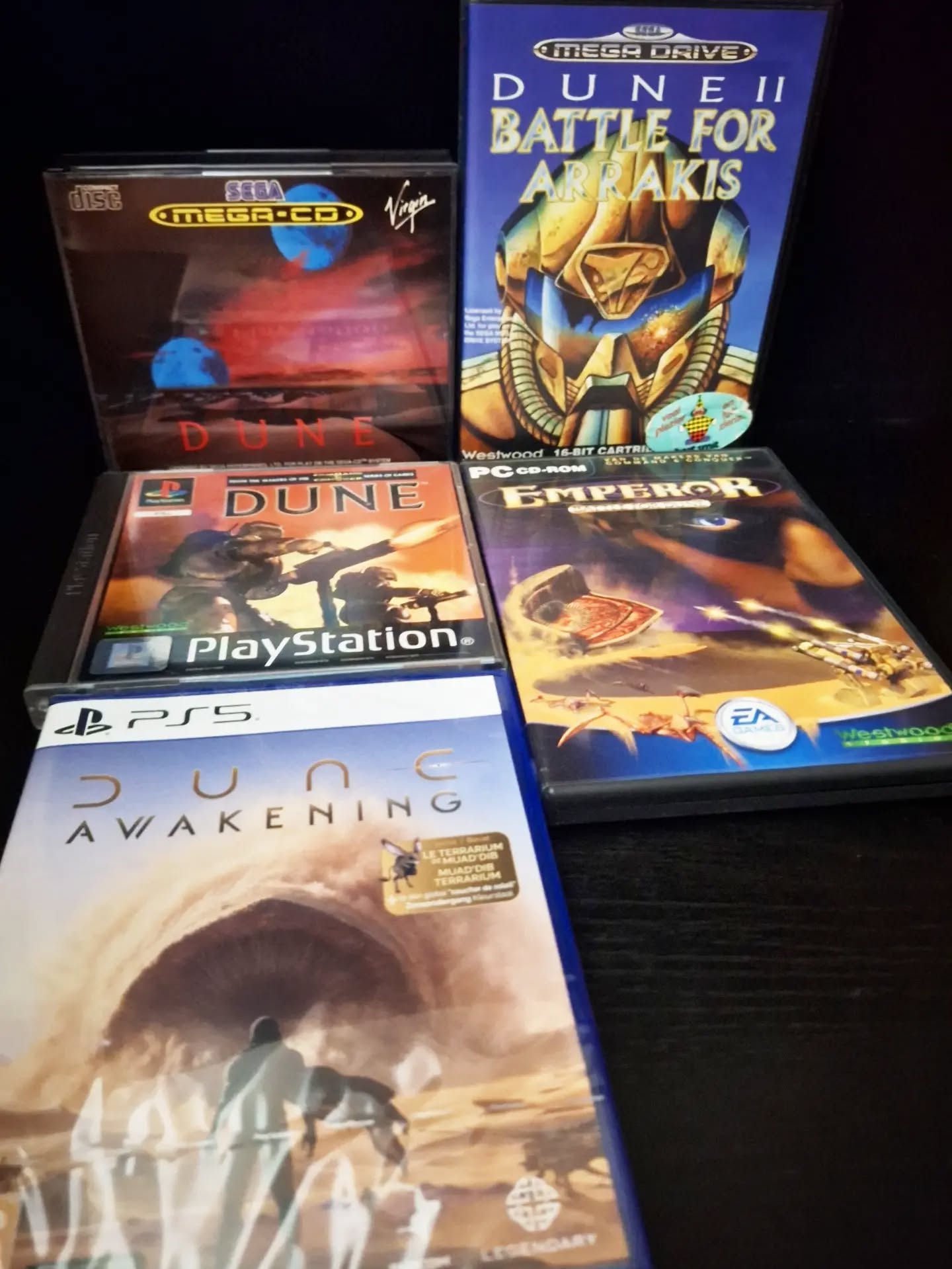 A lot to Dune with these games. Looking forward to playing Dune Awakening!

#dune #videogames #playstation