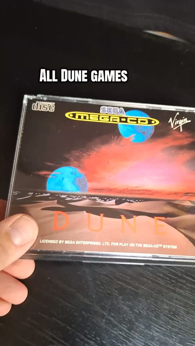 Dune video games! Have you played them all? I really look forward to playing the new one, Awakening, with the new singleplayer mode.

#videogames #dune #retrogaming