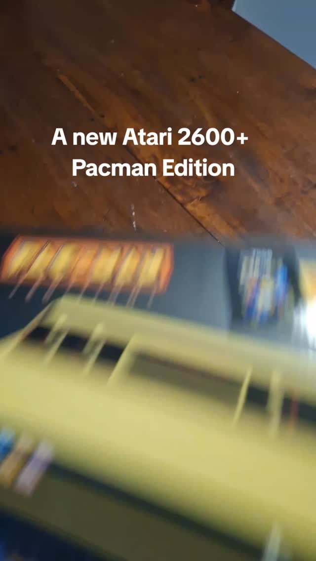 Out today: Atari 2600+ PAC-MAN Edition! Amazing device.

Check out Atari.com

@atari
@plaion_bnl

#games #videogames #retrogamepapa #retrogaming #retrogames #gamecollection #gamecollector #atari #atari2600 #pacman #retroconsole #specialedition #pacman40th