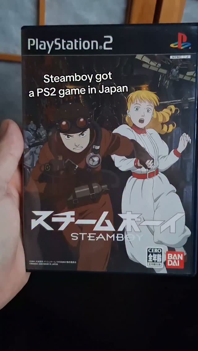 Steamboy got a game on PS2 in Japan. Have you played it?

#playstation #ps2 #steamboy #retrogaming