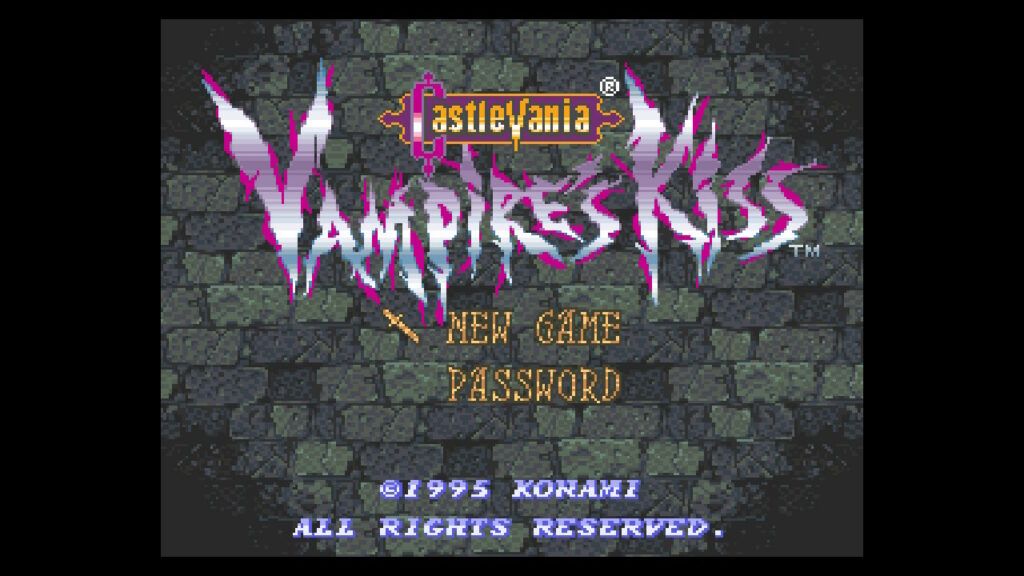 castlevania vampire's kiss