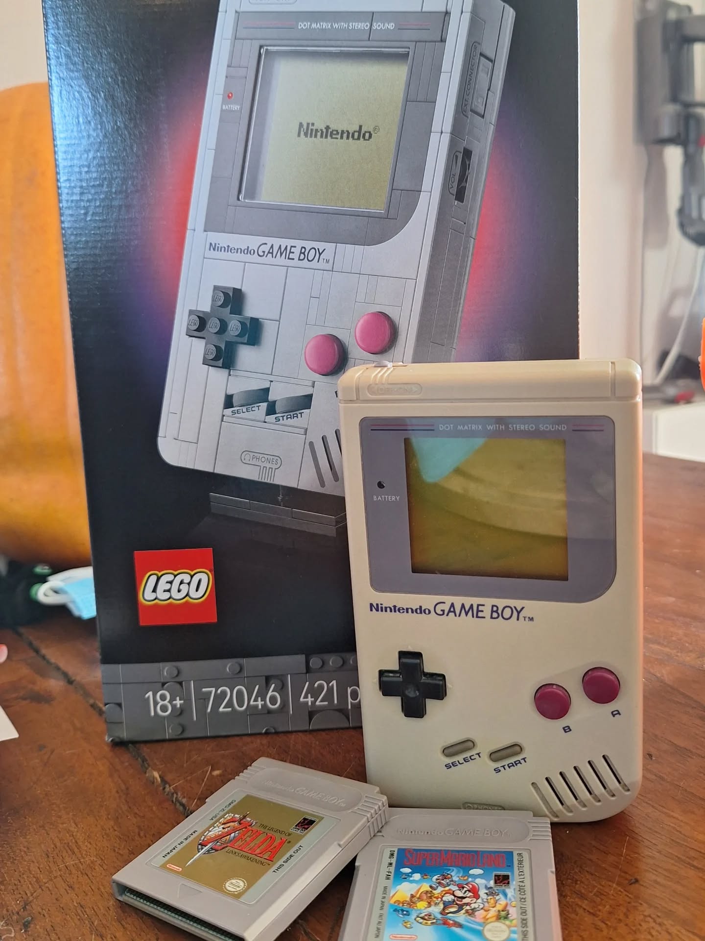 Let's do this! This also makes me extra glad I never sold off my Game Boy, nor the games. 

My first console, with my favourite Zelda game as a Lego set, is quite amazing.

#games #videogames #retrogamepapa #retrogaming #retrogames #gamecollection #gamecollector #gameboy #lego #legogameboy #nintendo #zelda #linksawakening #supermario