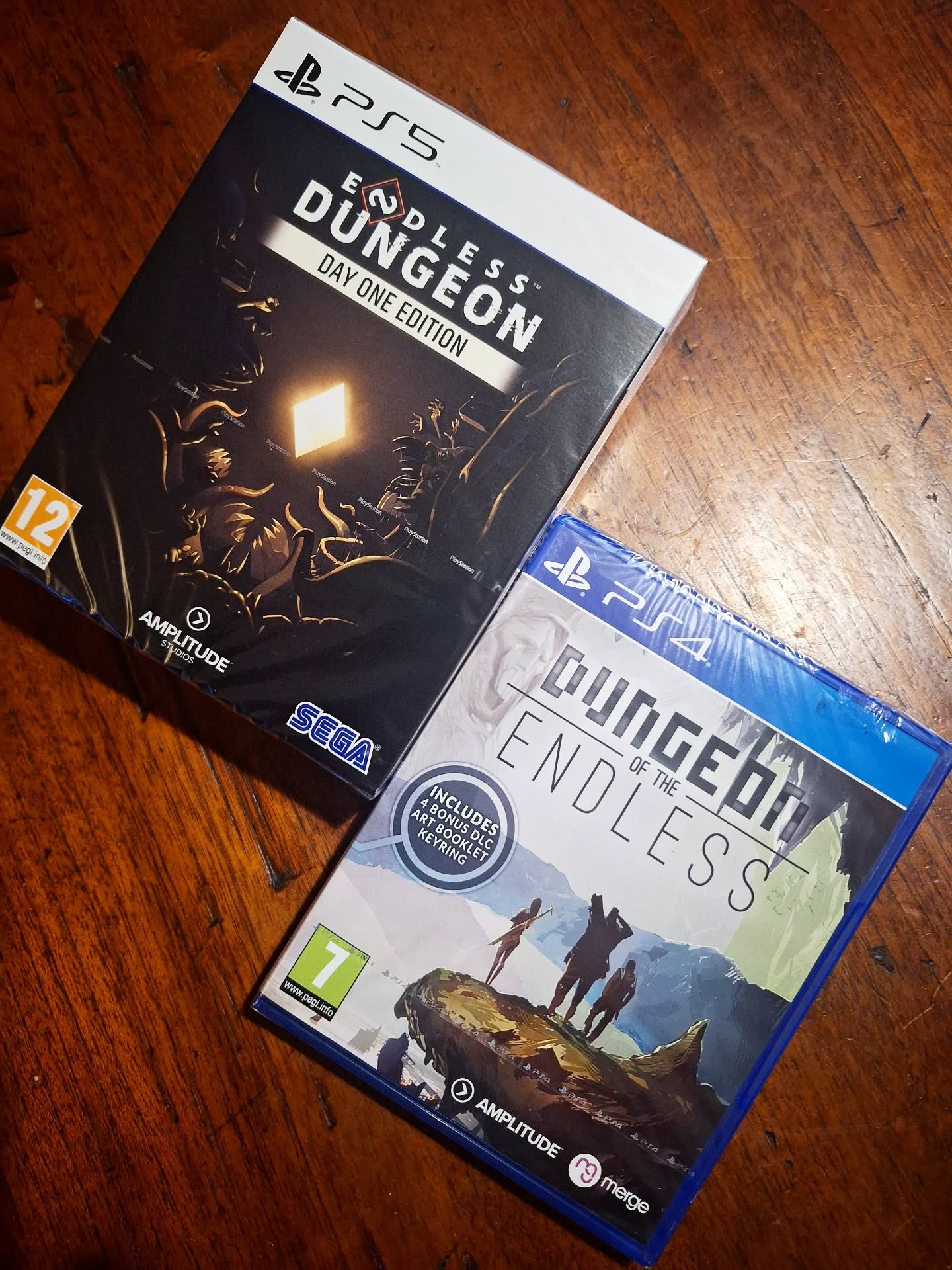 Endless Dungeon and Dungeon of the Endless. One is a sequel to the other.

This makes me laugh though. I'm hoping some developers will make the following games soon:
Hill of the Silent
Evil Residence
Fantasy of the Final
Rings Lord
Zelda Legend: Kingdom Tears
Man of Bat: The Asylum of Arkham

Any other suggestions?

That said, these games seem cool. I found these both for criminally cheap abysmallh deep discount so I hope to give them a go soon.

#games #videogames #retrogamepapa #gamecollection #gamecollector #ps5 #ps4 #endlessdungeon #dungeonoftheendless #sega #roguelite #dungeoncrawler #tactical #strategygame