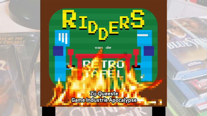 ridders van de retro tafel game industrie apocalypse afbeelding