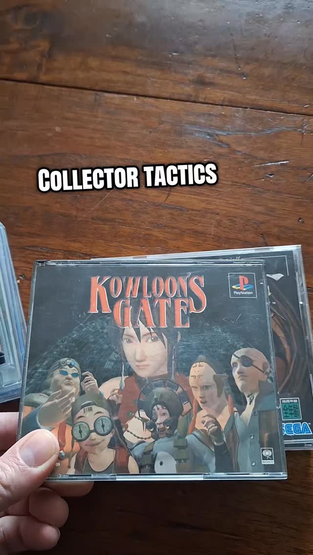 Collector tactics! I'm sure many people do this.

Changing the covers for PAL ps1 games is way more difficult because of the unique, thicker disc cases. 

#gamecollection #videogames #playstation #games #collector
