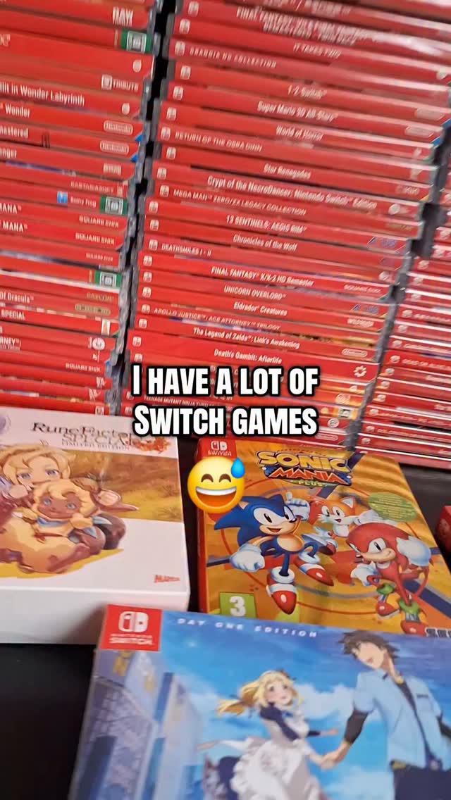 Switch games galore!

To my shame: I need to play on this system some more, loads of these went straight into the backlog.

#switch #nintendo #gaming #videogames