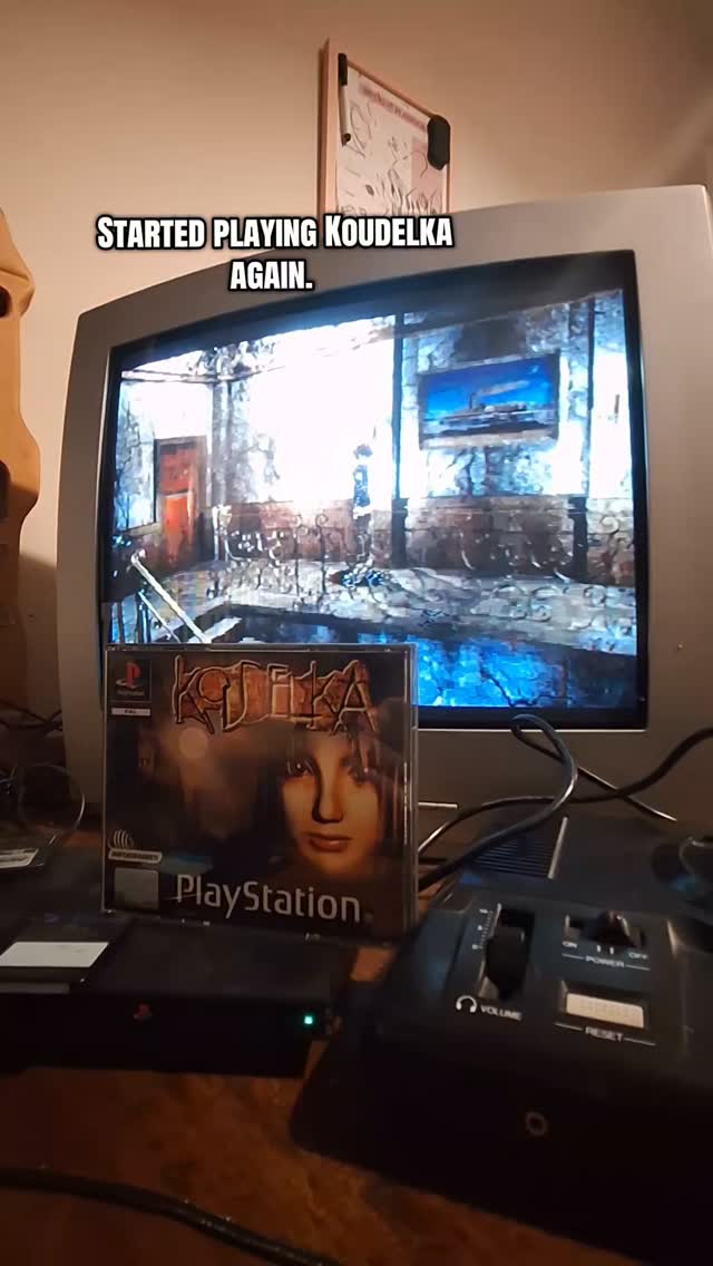 Koudelka on PS1. Still a great game. We need more jrpgs with horror and creepy vibes.

#jrpg #retrogaming #ps1