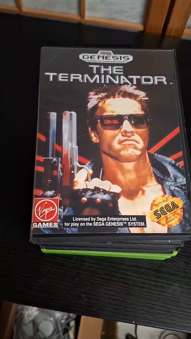 Terminator games! This is not all of them, but it is most of it I think.

Any favourite Terminator games?

#retrogaming #terminator #videogames #megadrive #xbox